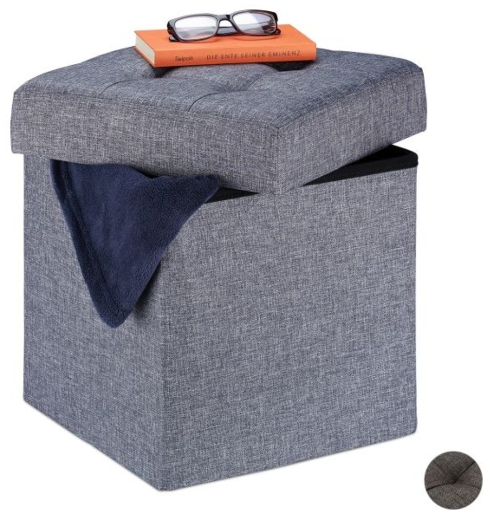 Sitzhocker mit Stauraum Bild 1