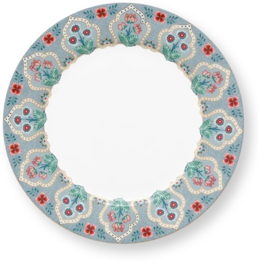 Pip Studio Frühstücksteller Flower Festival Deco Hellblau (21 cm) 51.001.285 Bild 1