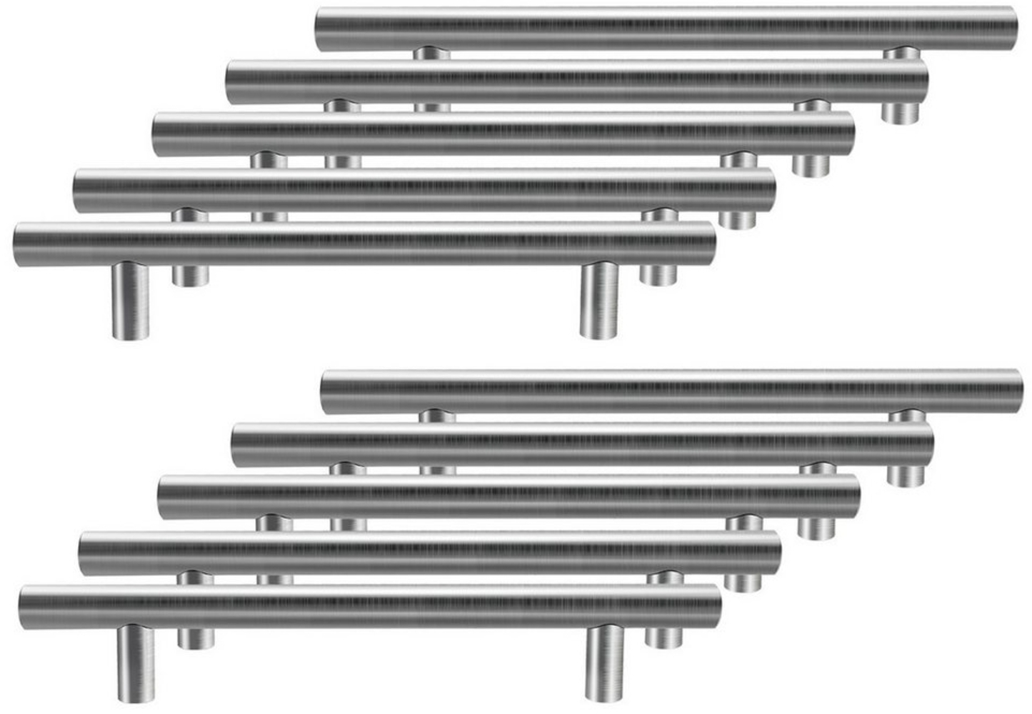 Clanmacy Möbelgriff 10x Möbelgriffe Stangengriff Edelstahl Küchengriffe Küche (10) Bild 1