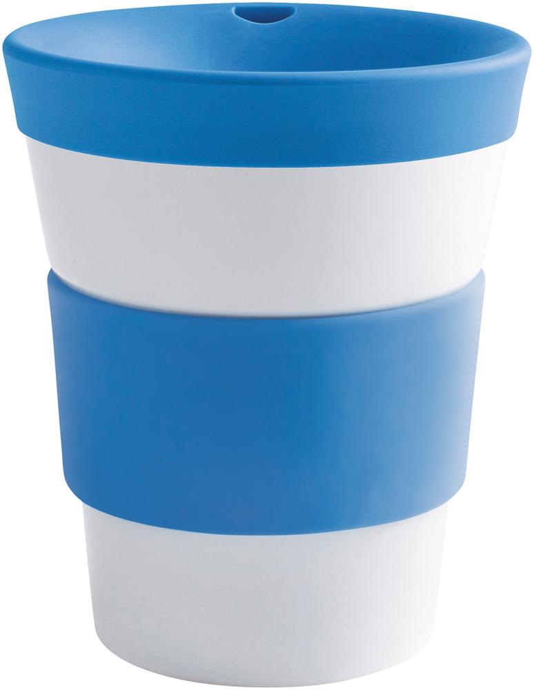 KAHLA cupit To Go Becher 0,35 l Banderole sky blue Bild 1