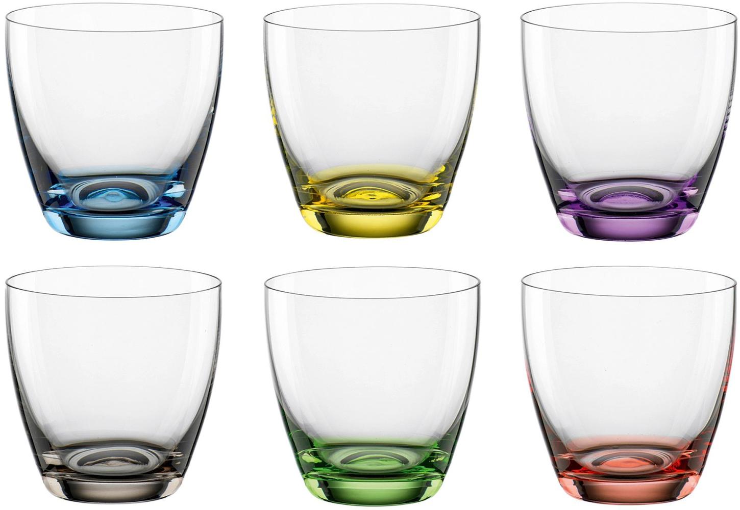 BOHEMIA CRISTAL Whiskybecher Viva Colori 6er Set Bild 1