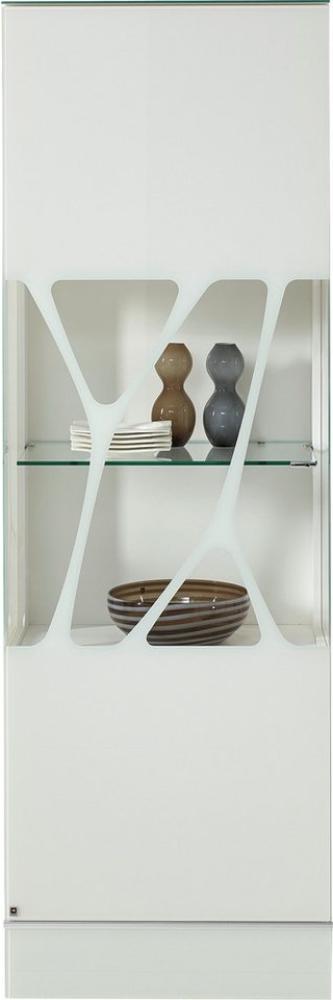 LEONARDO Vitrine Cube mit Sicherheitsglas und edlem MDF Holz, Höhe 192 cm Bild 1