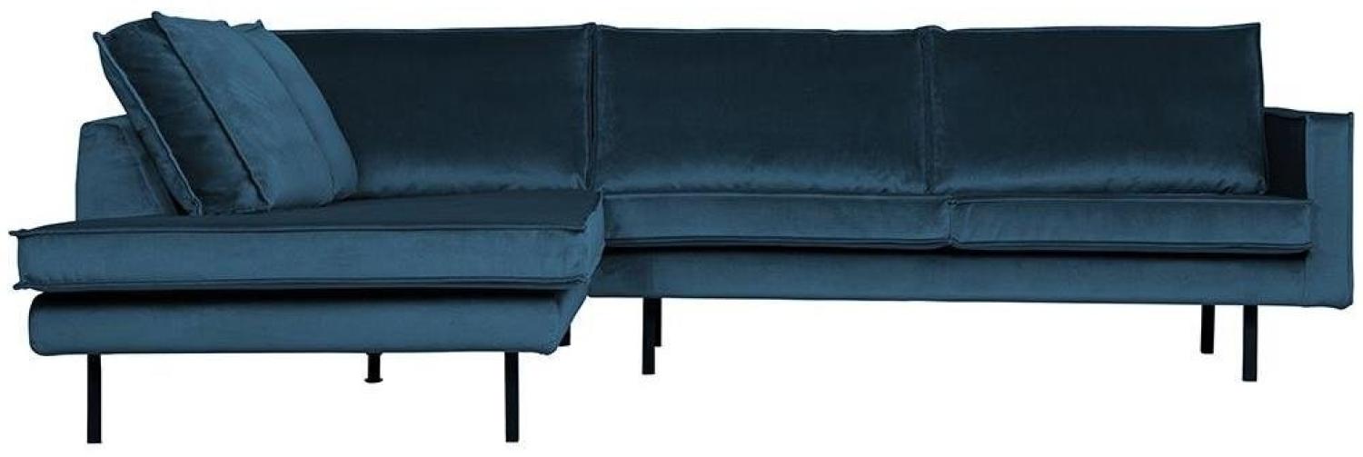 BePureHome Rodeo Eckcouch Links Blau Bild 1