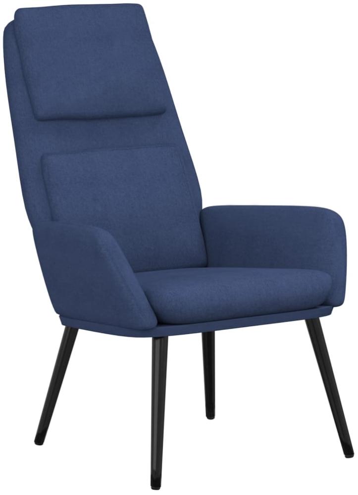 Relaxsessel Blau Stoff [341316] Bild 1