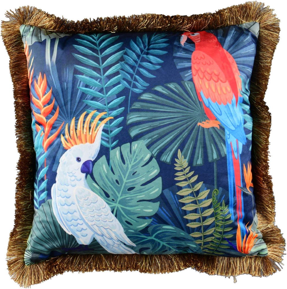 MIRRORS AND MORE 'Elona' Dekokissen Polyester, vielfarbig, 45x45 cm Bild 1