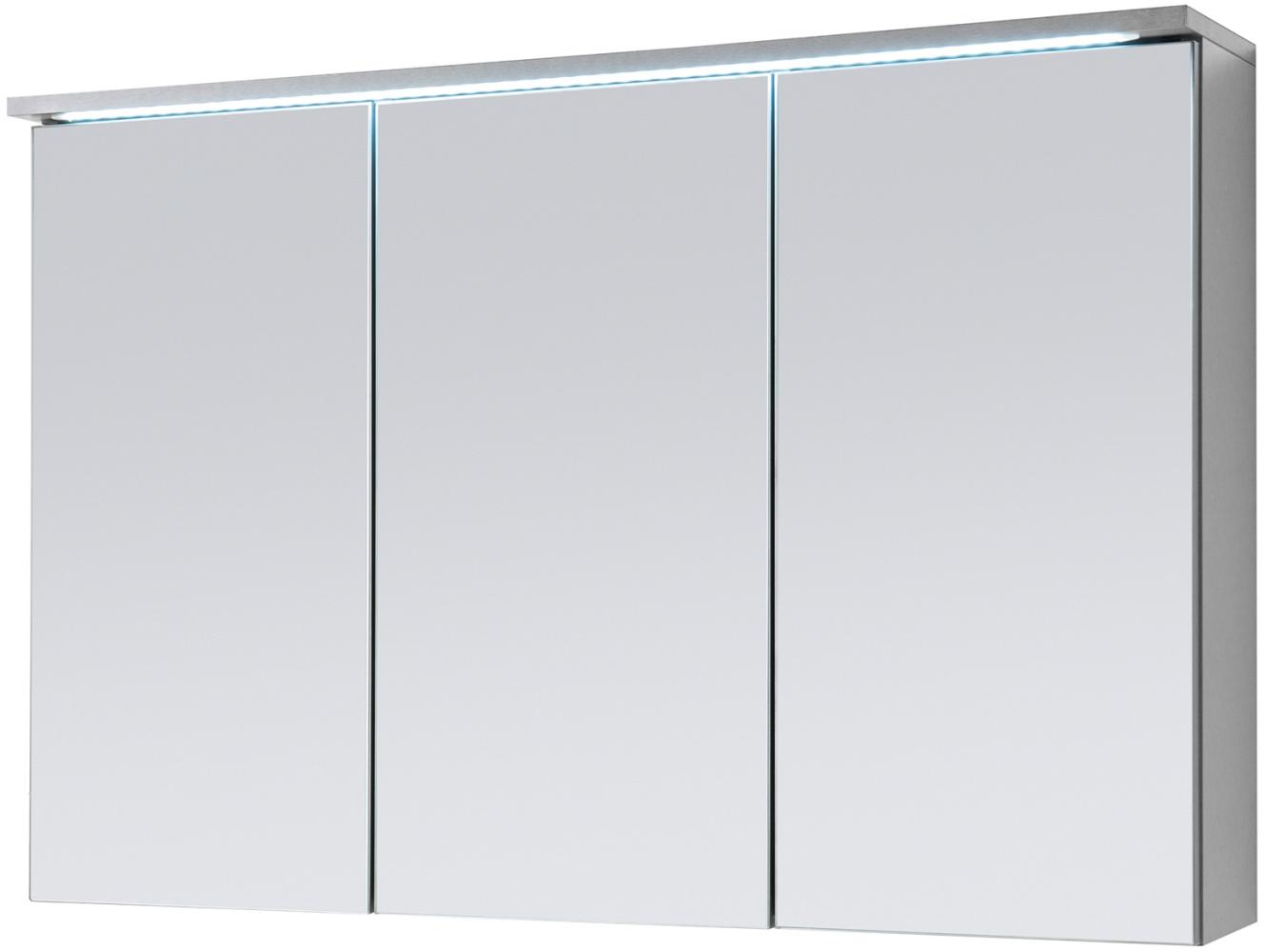 Spiegelschrank >Kirkja< in Titan - 100x68x22,5cm (BxHxT) Bild 1