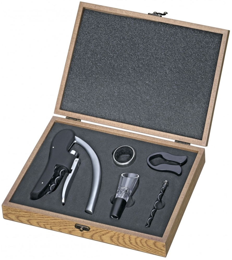 Wein Sommelier Set 5-tlg. Weinöffner Korkenzieher Zubehör cilio TRENTINO 350173 Bild 1