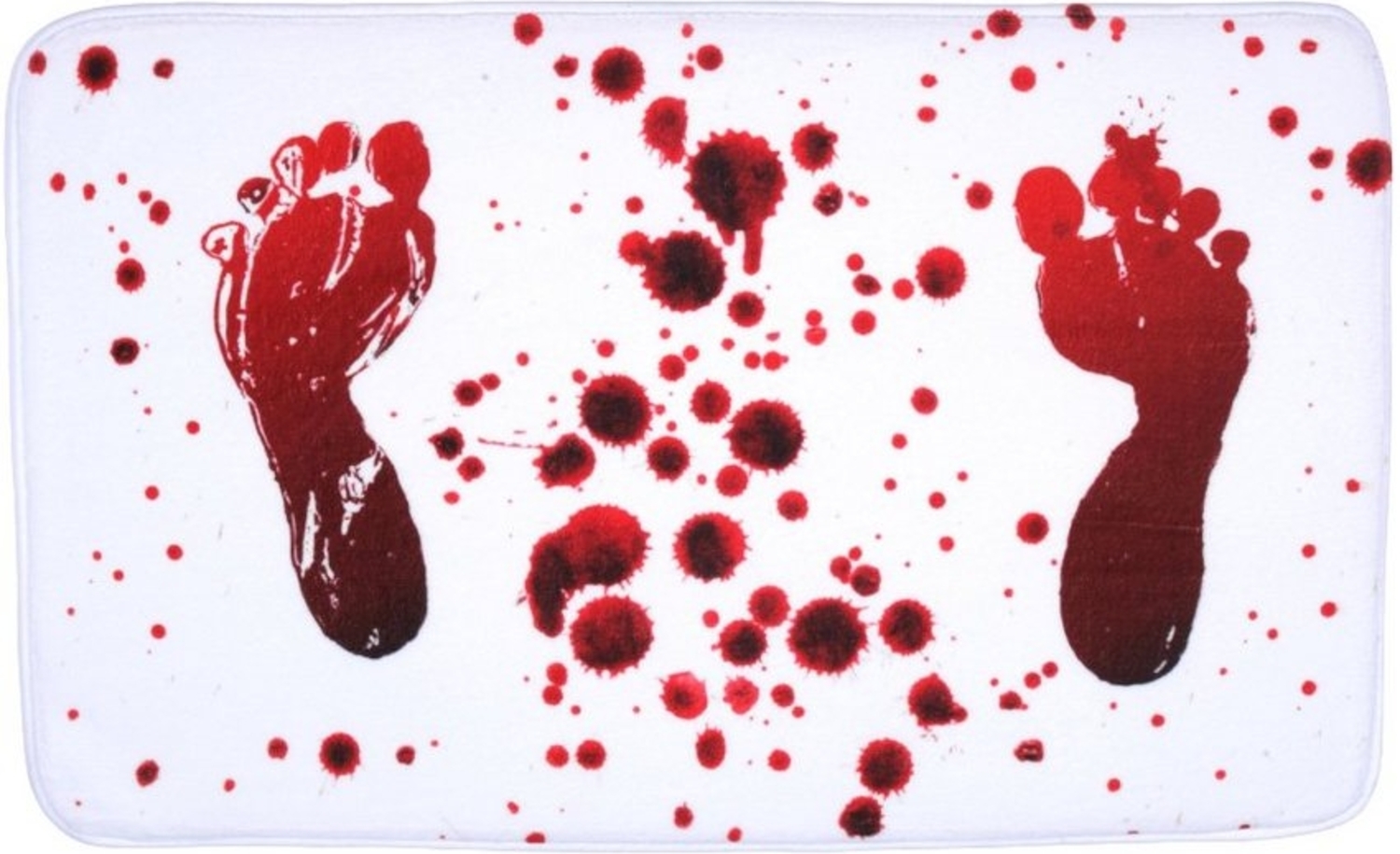 Sanilo Badematte Blood Feet, rutschhemmend, waschbar, schnelltrocknend, Polyester, rechteckig, sehr weich, hochwertig & modern, 50x80 cm oder 70x110 cm Bild 1