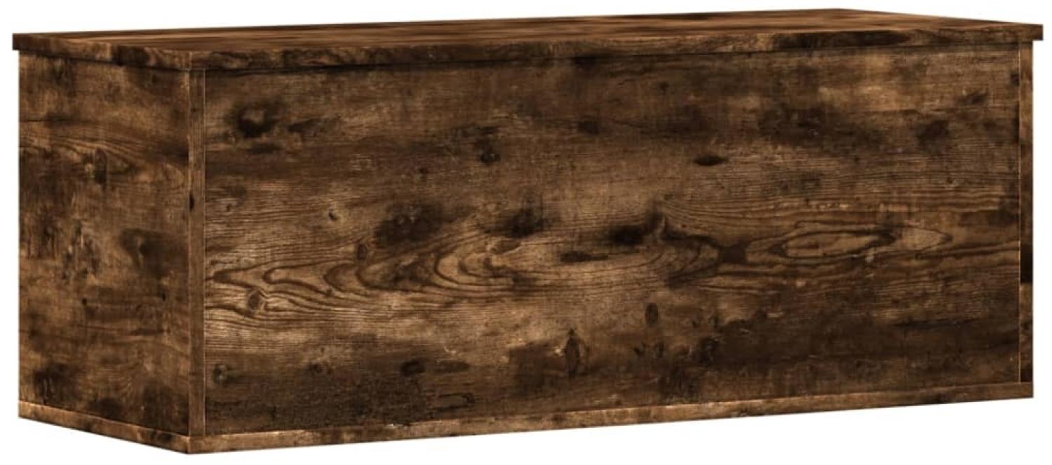 vidaXL Truhe Räuchereiche 90x35x35 cm Holzwerkstoff 840685 Bild 1