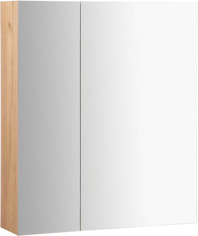 andas Spiegelschrank Lund Badschrank Schrank Bad WC Spiegel ohne LED Badezimmerspiegelschrank Spiegel Badspiegel mit 2 Türen Breite 60cm Bild 1