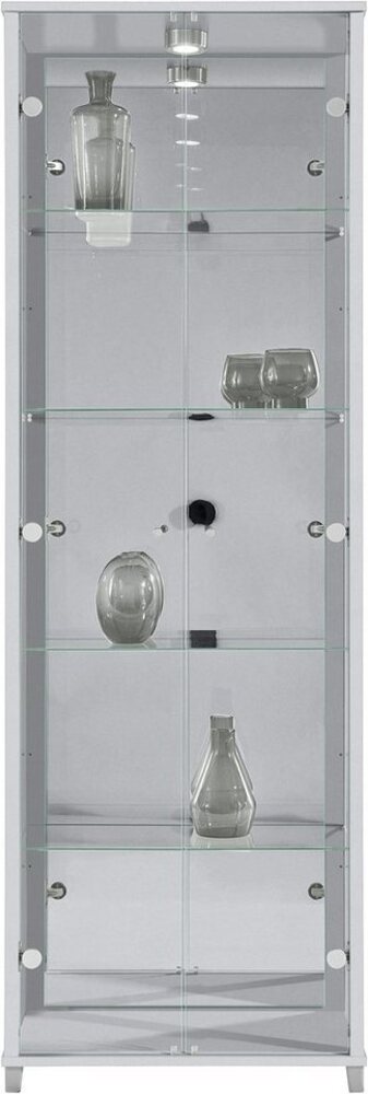 fif möbel Vitrine OPTIMA Standvitrine, Vitrinenschrank, Glasvitrine, Sammlervitrine, LED Bild 1