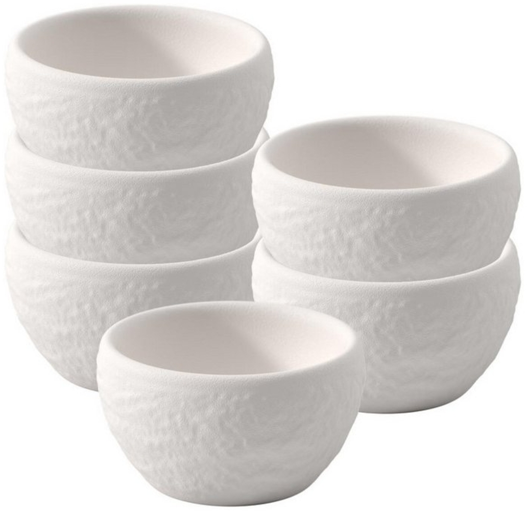 Villeroy & Boch Manufacture Rock Blanc Eierbecher ø 4,8 cm 6er Set Bild 1