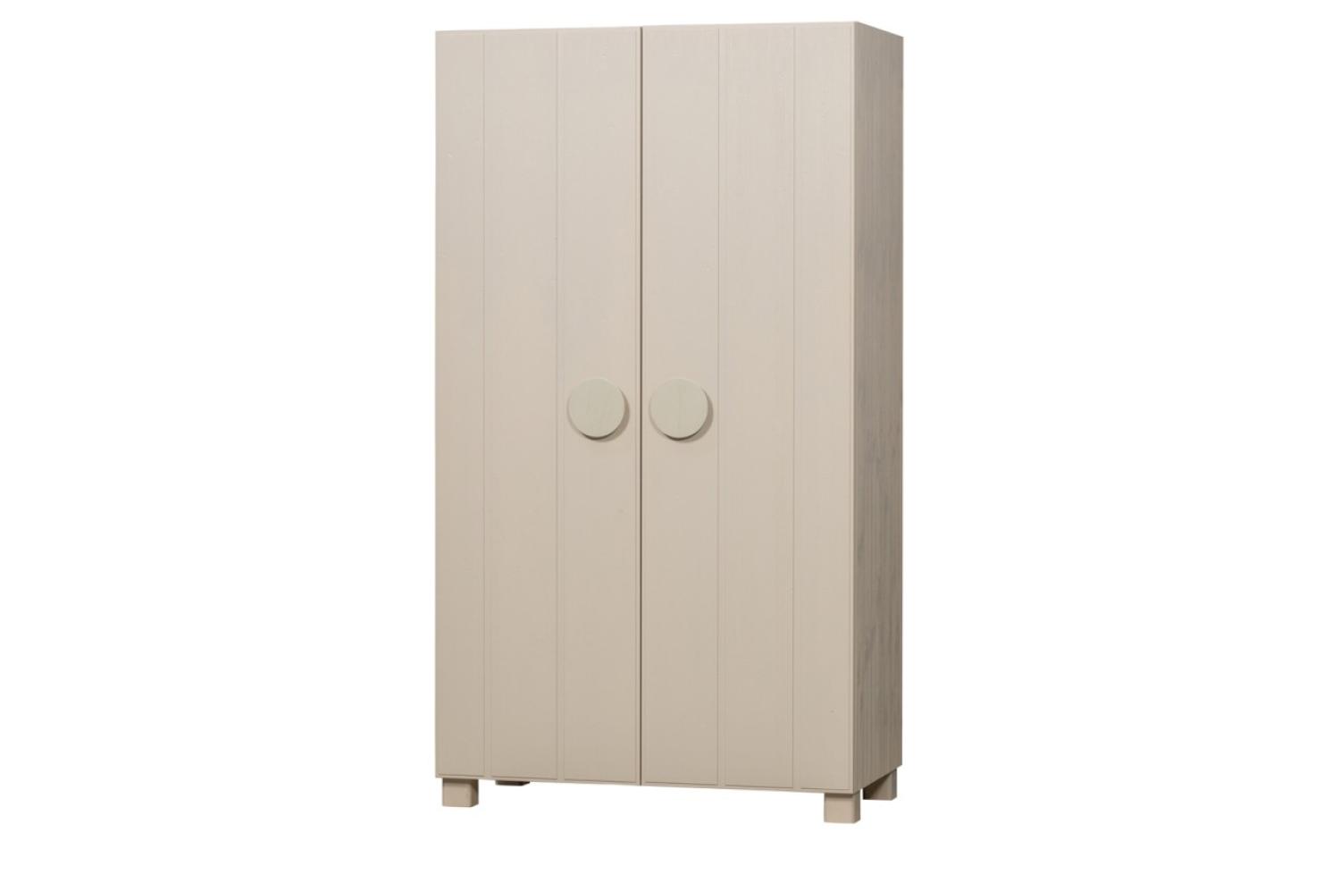 Kleiderschrank Noah aus Kiefernholz, Beige Bild 1