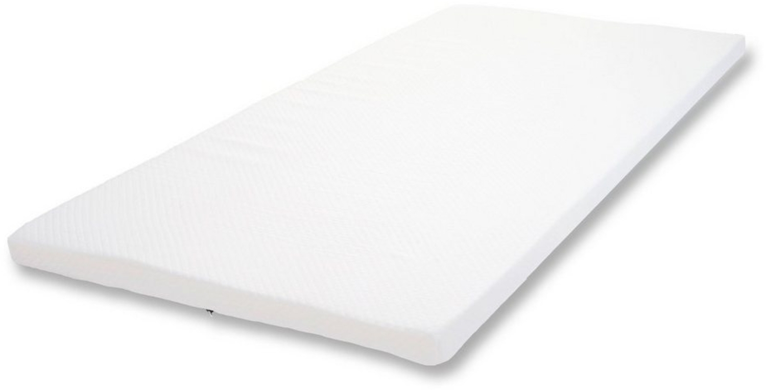 MCW, Topper MCW-E63-6-V, 6 cm hoch, Textil, Viscoschaum, Härtegrad H2, Unterseite mit Antirutsch-Noppen, Abnehmbarer Bezug Bild 1