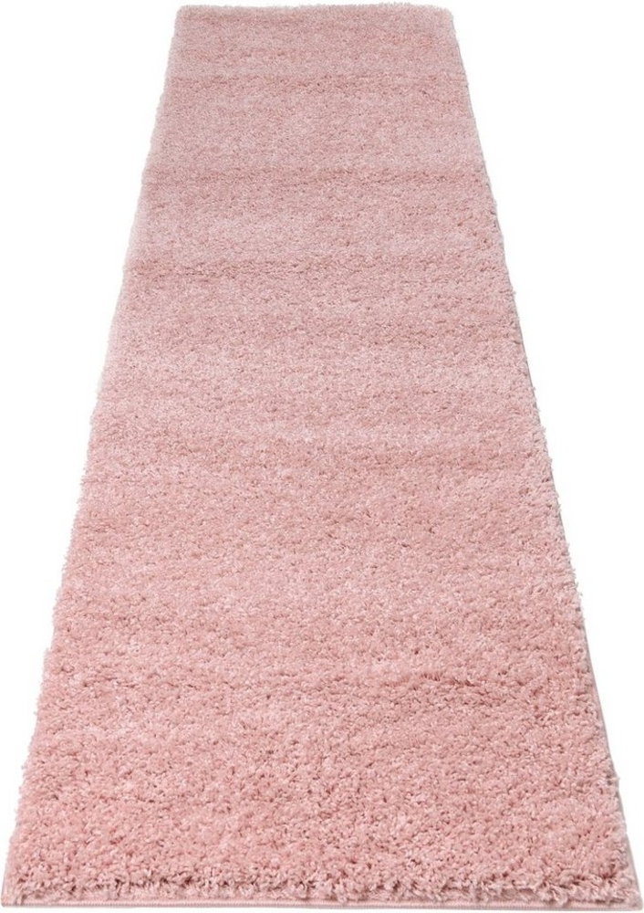 Bruno Banani Läufer Shaggy Soft, rechteckig, Höhe: 30 mm, Läufer, Brücke, gewebt, Uni-Farben, besonders weich Bild 1