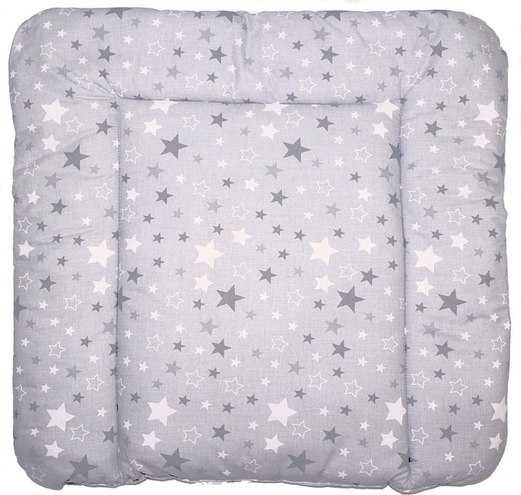 Baby Auflage Wickelauflage - Star Dunkel - 70x50 cm 70x70 cm 70x85 cm Wickeltischauflage (70 x 50 cm) Bild 1