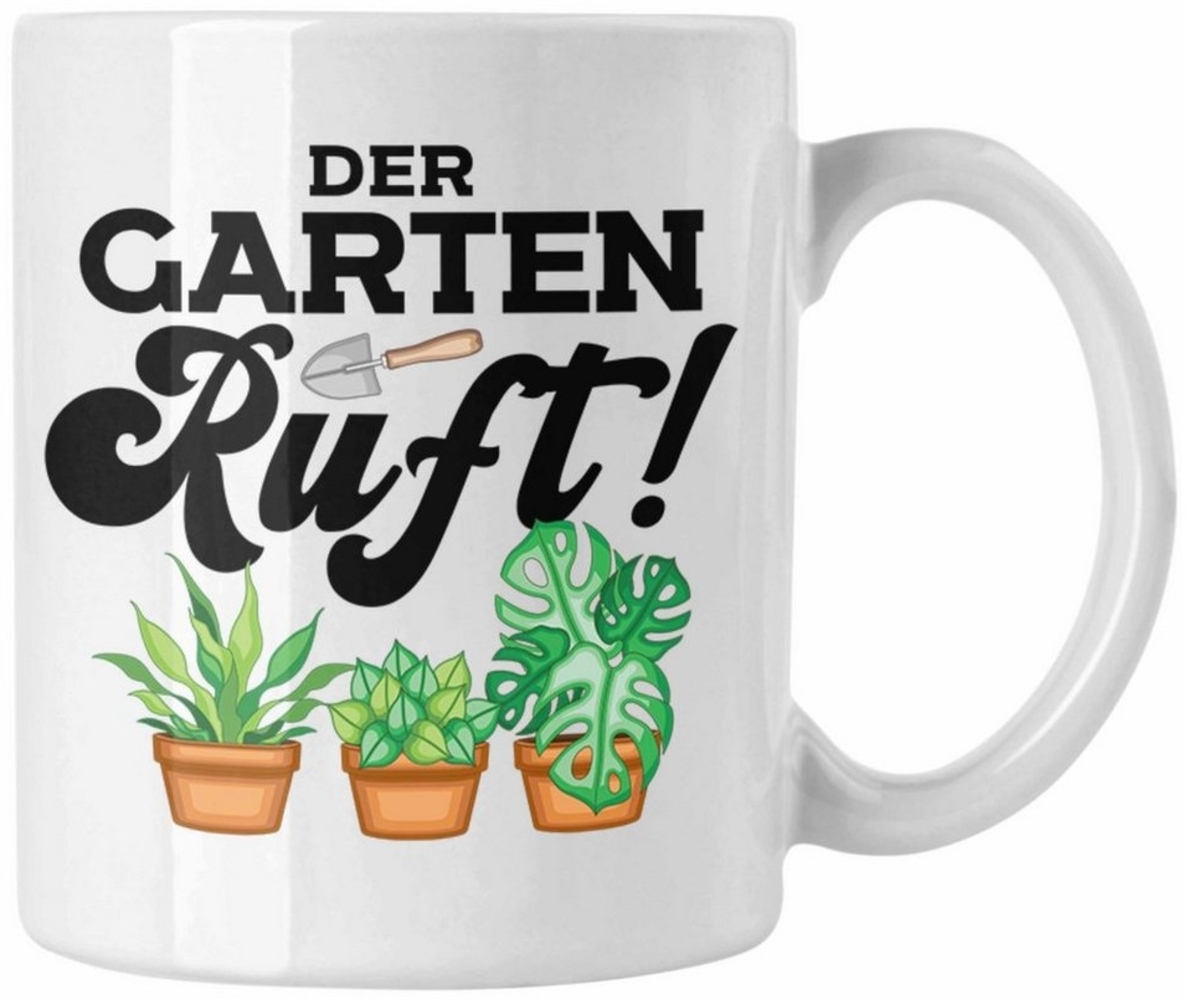 Trendation Tasse Trendation - Gärtner Tasse Geschenk Oma Opa Der Grarten Ruft Hobbygärt Bild 1