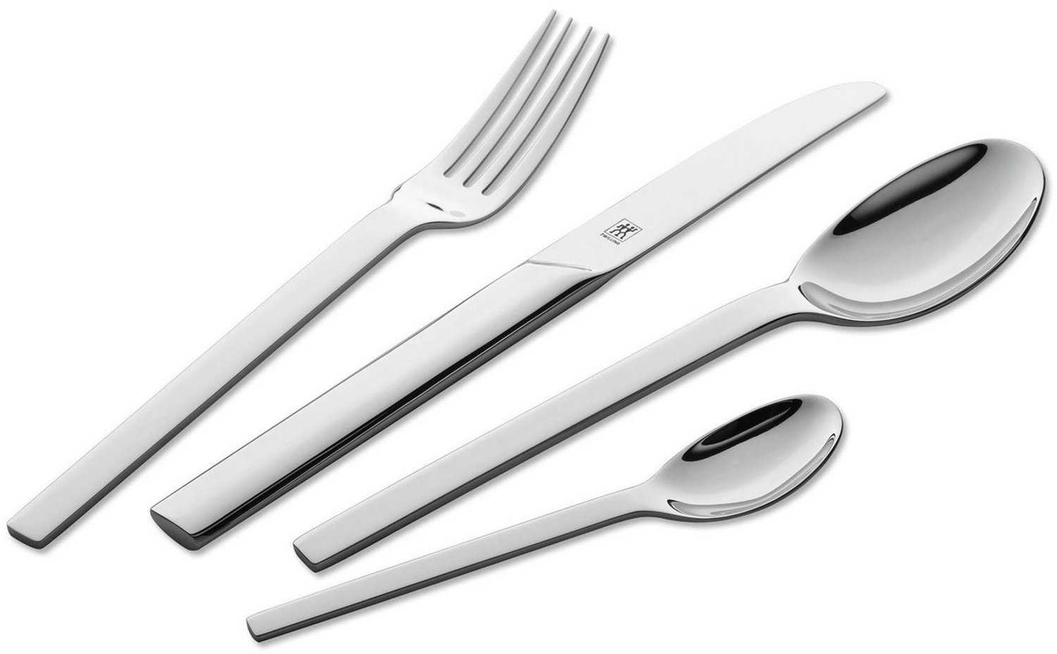 Zwilling Besteck-Set ZWILLING Minimale Besteckset Besteck 60-tlg, poliert Für 12 Personen (60-tlg), 18/10 Edelstahl Bild 1