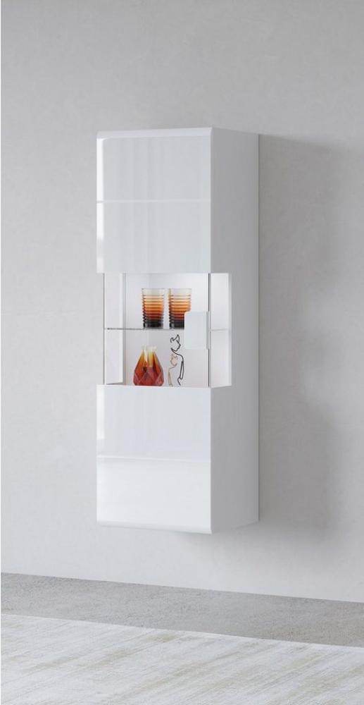 INOSIGN Hängevitrine Toledo,Höhe 159 cm trendige Glasvitrine mit dekorative MDF-Front Vitrine mit Glasfront, ohne Beleuchtung, viel Stauraum, hochglanz Bild 1