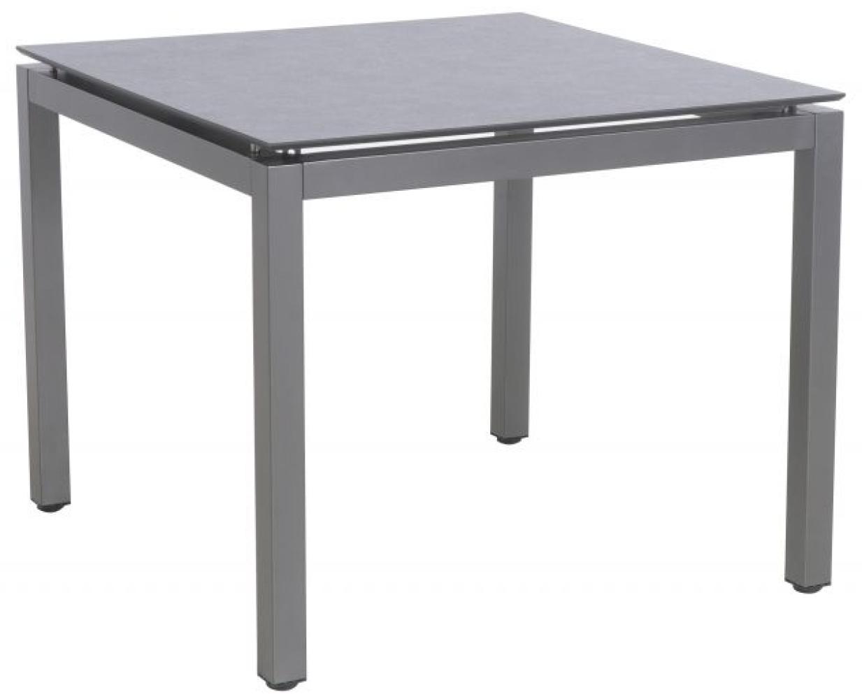 MWH Alu Tisch Universal 90 x 90 x 74 cm Bild 1