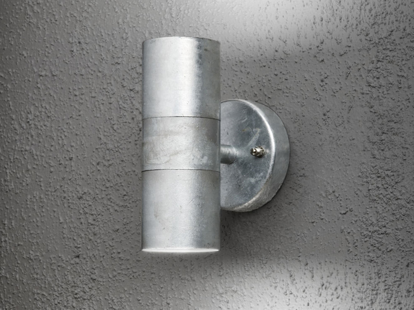 KONSTSMIDE No. 7571-320 Aussenwandleuchte Modena 2-flammig GU10 galvanisiert IP44 Bild 1
