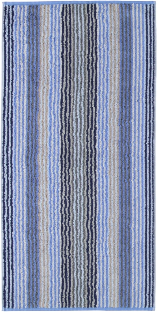 Cawö Handtücher Unique Stripes 944 11 Saphir 70x140 cm Bild 1