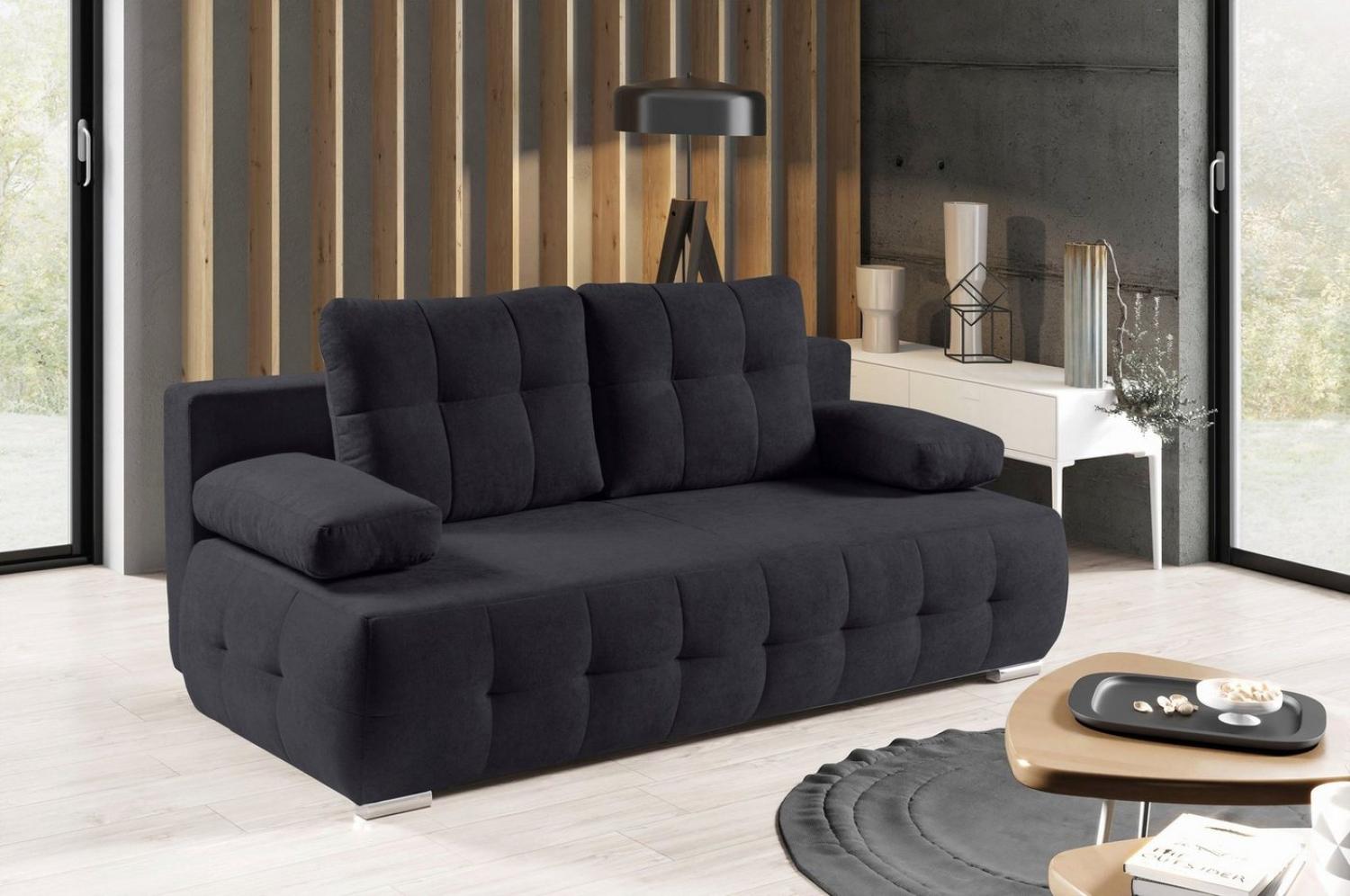 WERK2 Schlafsofa Indigo, 2-Sitzer Sofa und Schlafcouch mit Federkern & Bettkasten Bild 1