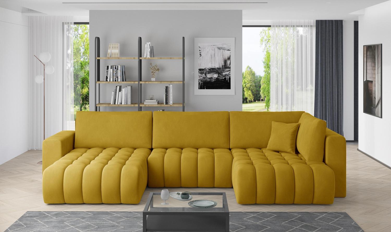 Wohnideebilder Bonito Gelb Ecksofas & Eckcouches CO-BON-LT-45NU Bild 1