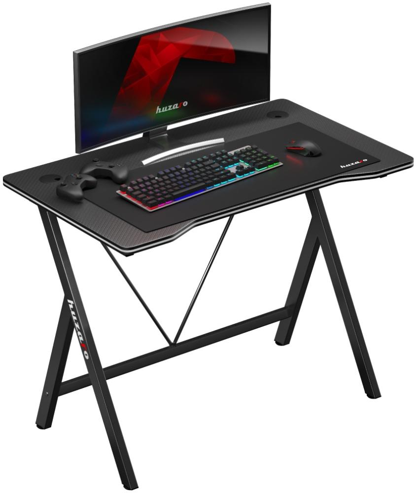 Huzaro Hero 1.4 Schwarz Gaming-Schreibtisch Bild 1