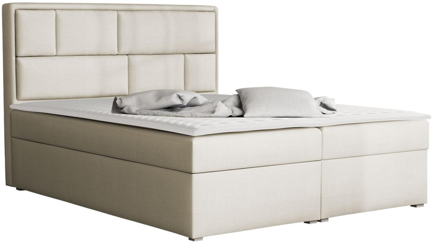 Boxspringbett Deco Box, Beige, 180x200 cm Bild 1