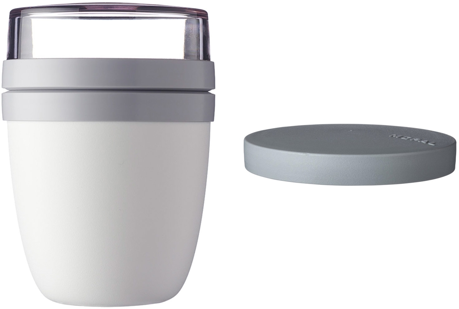Mepal ELLIPSE Lunchpot Switch mit Snack-Deckel Weiß Bild 1
