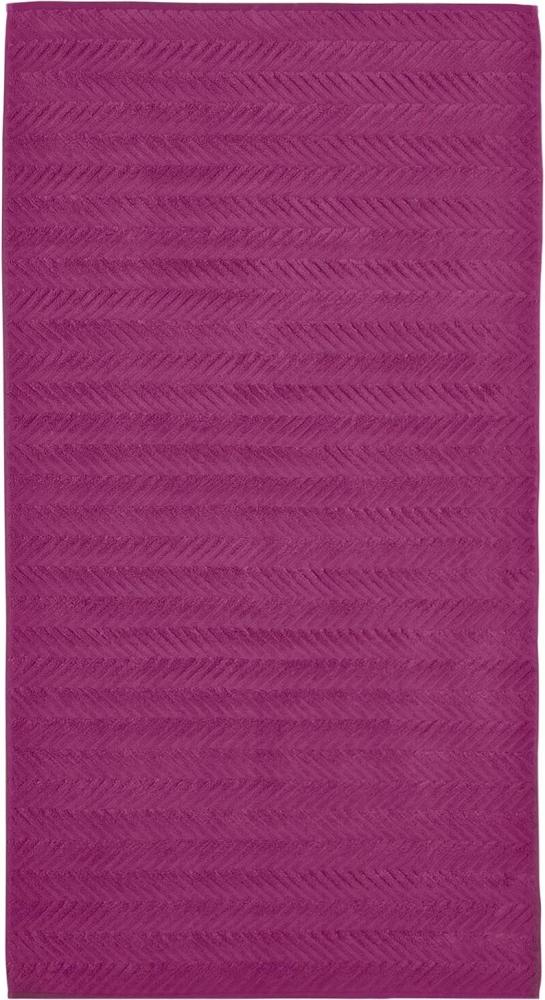 Ross Uni Handtücher Sensual Skin 9001 Zopfmuster|Duschtuch 75x140 cm| fuchsia Bild 1