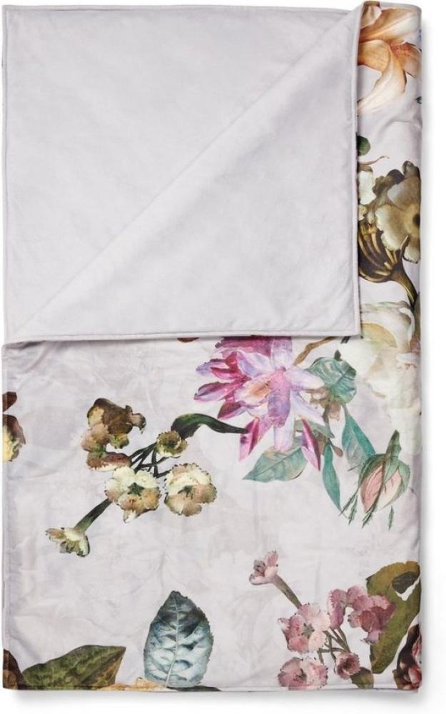 Essenza Tagesdecke Fleur, aus weichem Samt mit Blumenprint Bild 1