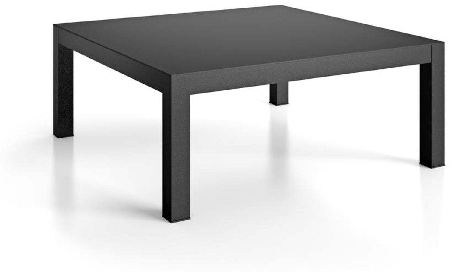 Beistelltisch Domino aus Aluminium, Schwarz, 70x70 cm Bild 1
