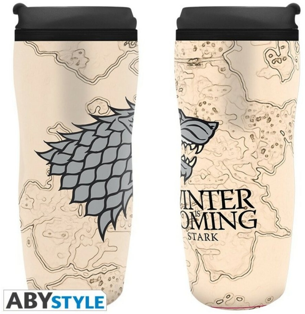 GAME OF THRONES - Reisebecher "Winter is coming" Bild 1