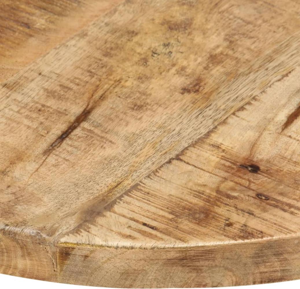 vidaXL Tischplatte Massivholz Mango Rund 25-27 mm 50 cm 286005 Bild 1