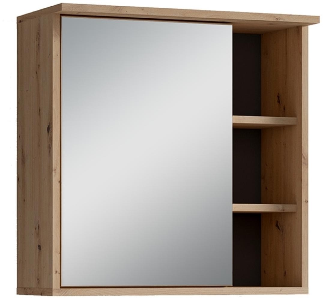 Spiegelschrank >WELLNESS< (BxHxT: 60x61x28 cm) in Eiche/Artisan Bild 1