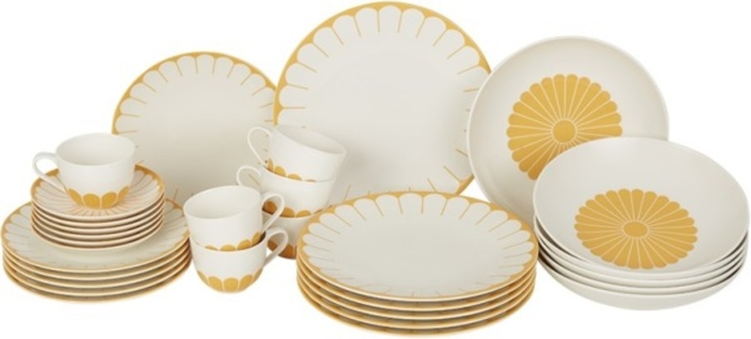 Villeroy & Boch Fleur Soleil Basic-Set für 6 Personen / 30 Teile Bild 1