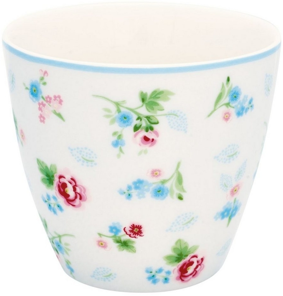 Greengate Latte Cup Alma Petit White STWLATALP0106 Bild 1