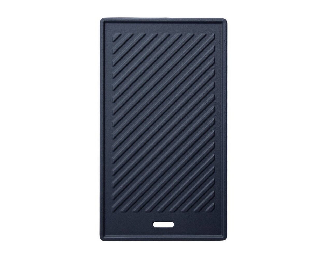 TAINO Grillplatte PLATINUM/BLACK/YAMARA (1-St), Wendeplatte, Gusseisen, 42x24 cm, 2-seitig verwendbar Bild 1