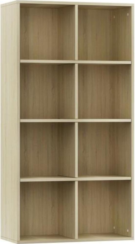 vidaXL Bücherregal/Sideboard Sonoma-Eiche 66×30×130 cm Holzwerkstoff 800156 Bild 1