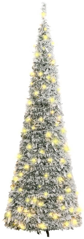 vidaXL Pop-Up-Weihnachtsbaum Künstlich Beschneit 150 LEDs 180 cm 357758 Bild 1