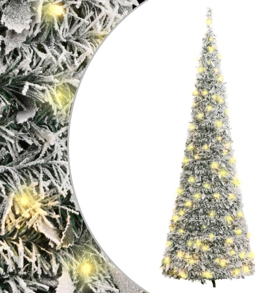 vidaXL Pop-Up-Weihnachtsbaum Künstlich Beschneit 150 LEDs 180 cm 357758 Bild 1