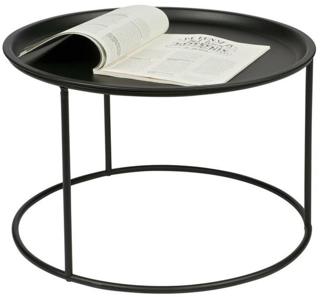 WOOOD Collection Ivar Beistelltisch Groß 56cm Schwarz Bild 1