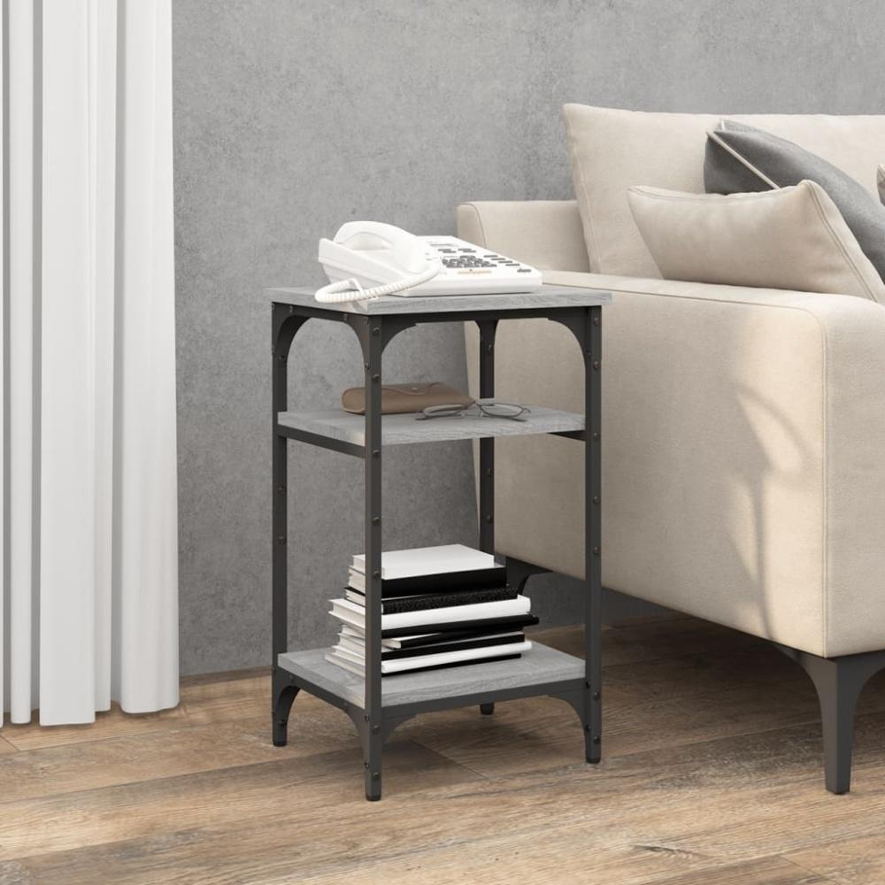 vidaXL Beistelltisch Grau Sonoma 35 x 30 x 60 cm Holzwerkstoff Bild 1