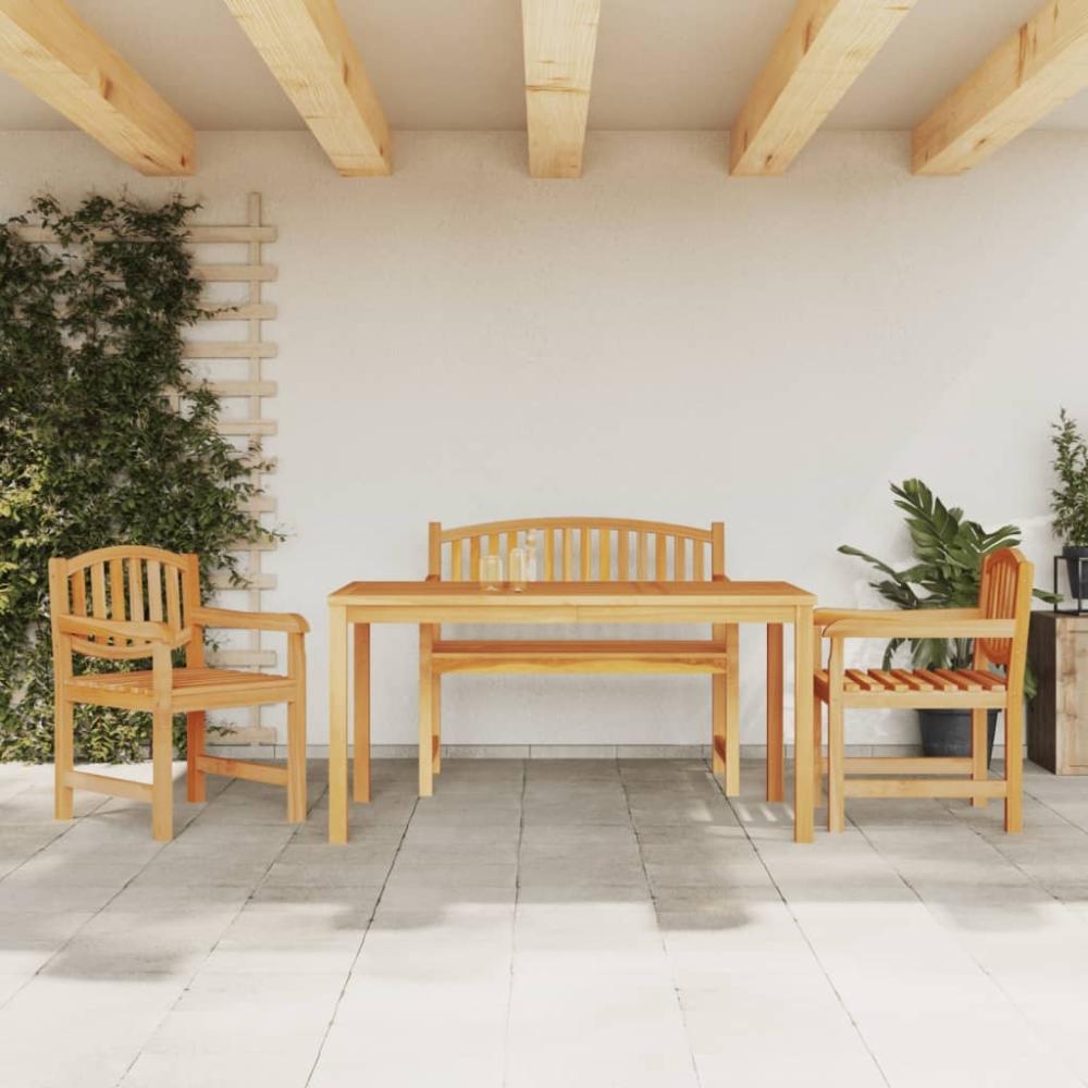 vidaXL 4-tlg. Garten-Essgruppe Massivholz Teak 3157941 Bild 1