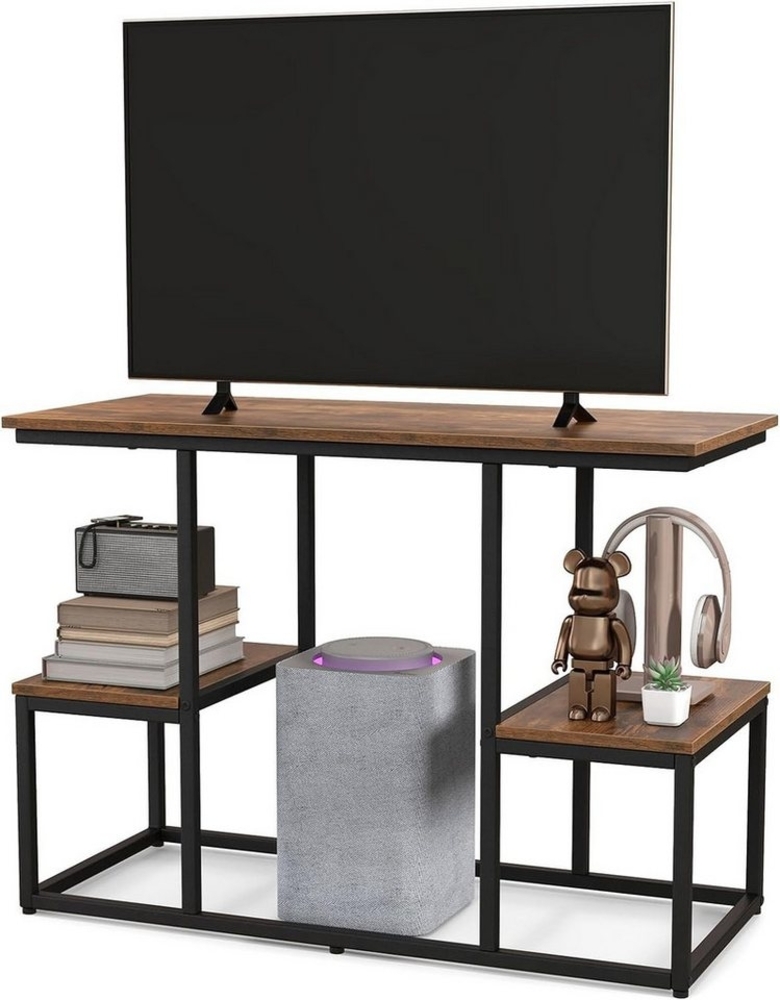 KOMFOTTEU TV-Regal, Konsolentisch bis zu 50 Zoll, 108 x 40 x 65 cm Bild 1