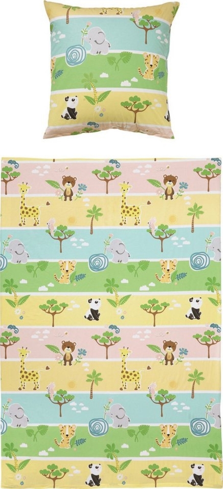 Erwin Müller Kinderbettwäsche Kinder-Bettwäsche, Biber, Edelflanell Tiermotive: Zootiere Bild 1