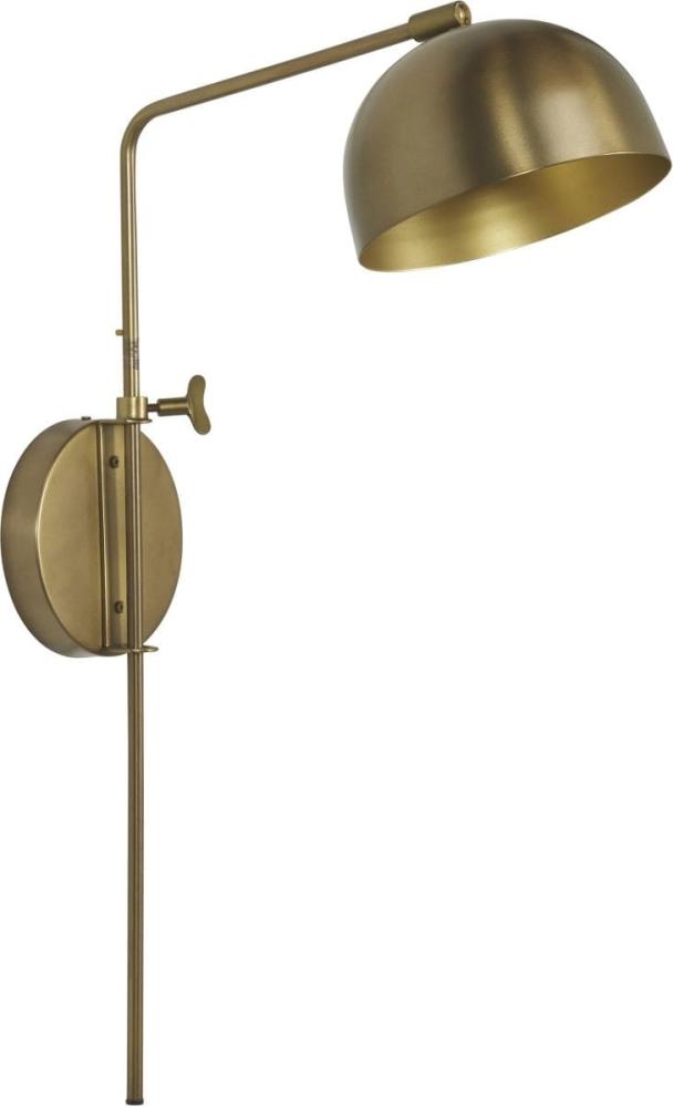 Wandlampe messing matt PR Home Brighton 63cm E27 Bild 1