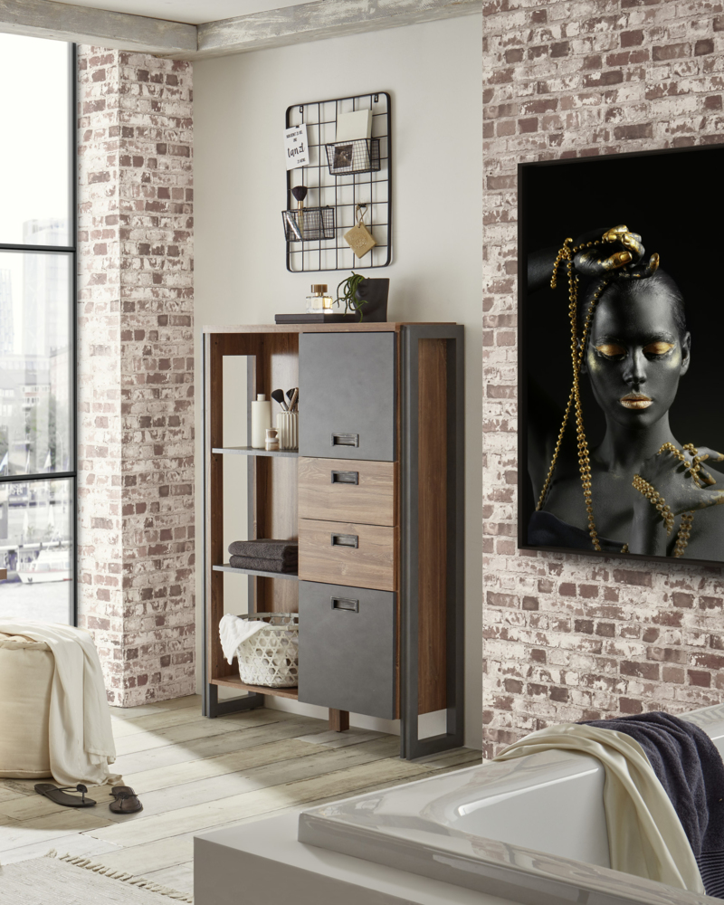 99rooms Delor Hochschrank Stirling Eiche Bild 1